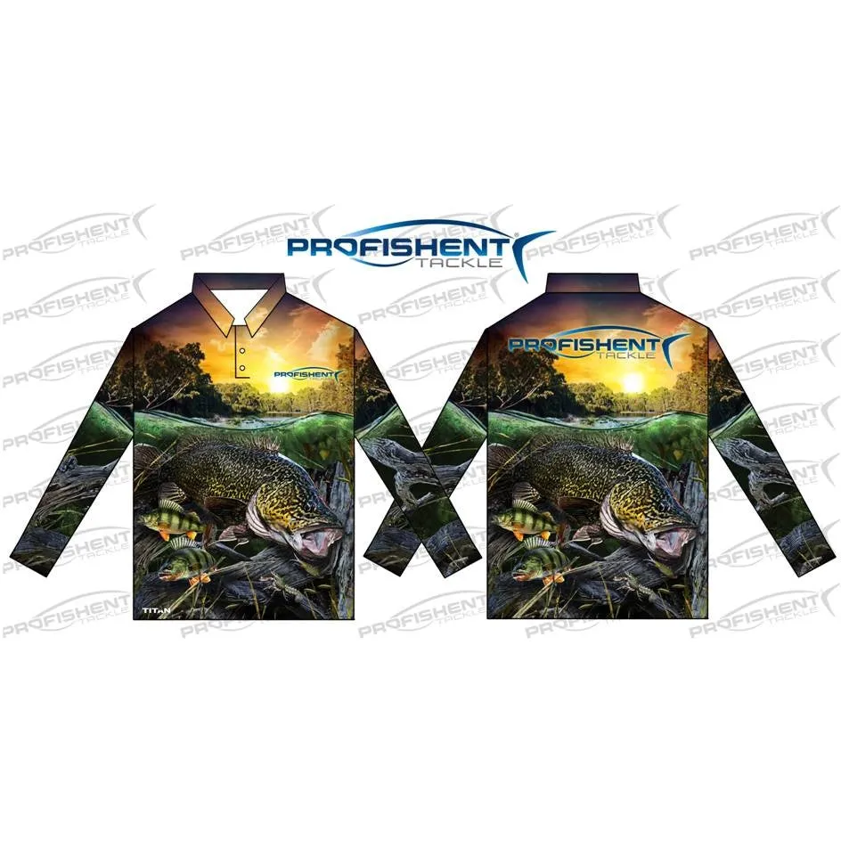 PROFISHENT SUBLIMATED LONG SLEEVE FISHING SHIRT UV30 