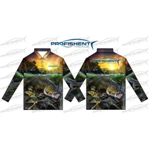 PROFISHENT SUBLIMATED LONG SLEEVE FISHING SHIRT UV30 