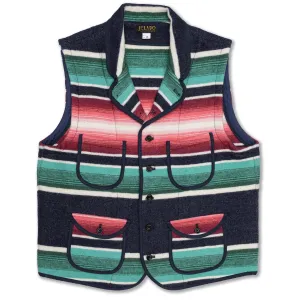 Pueblo Vest in Wool Old Navy Stripes (AG82531)