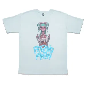 "Feeling Fresh" Taper-Fit Heavy Cotton Tee Mint