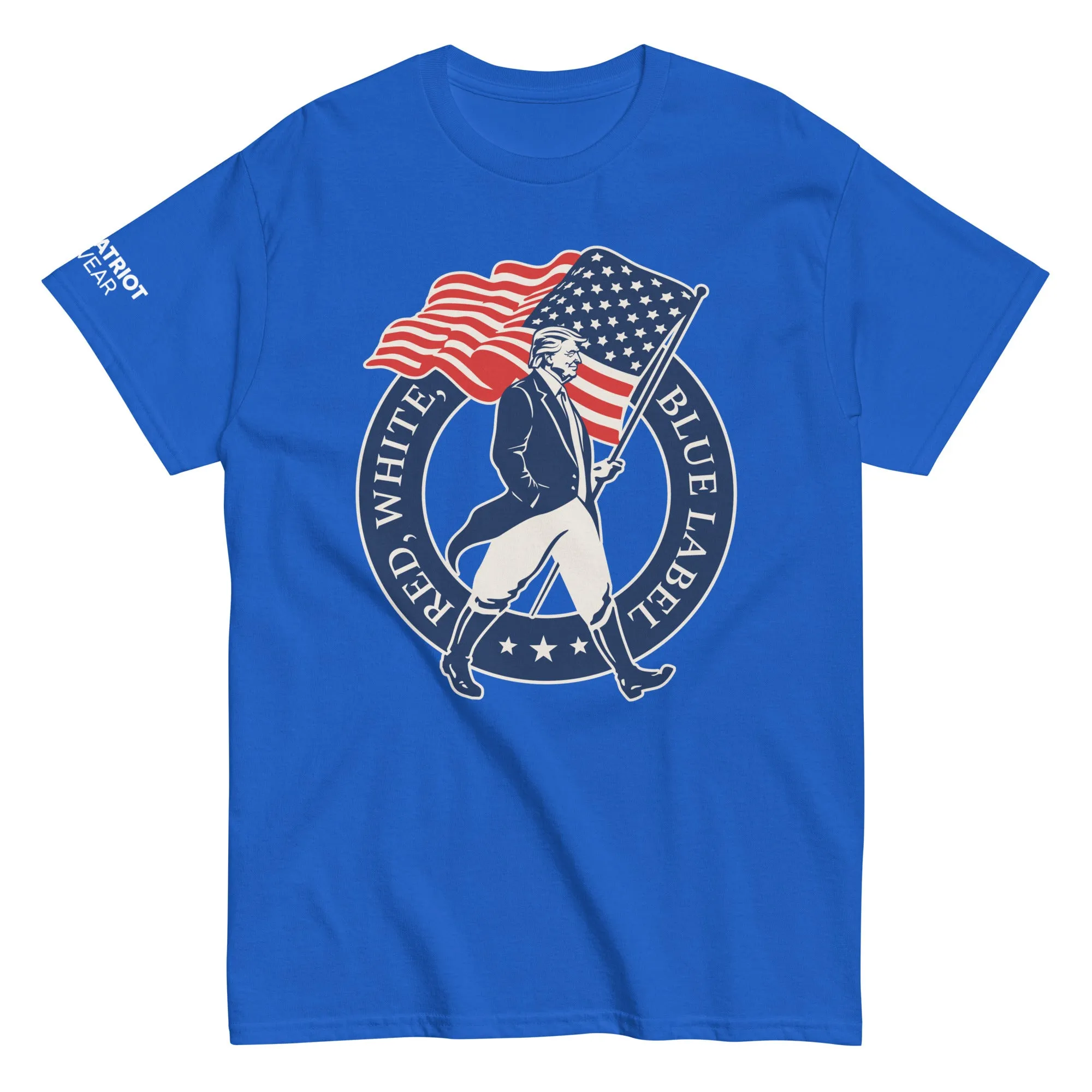Red Blue White Label Trump Shirt
