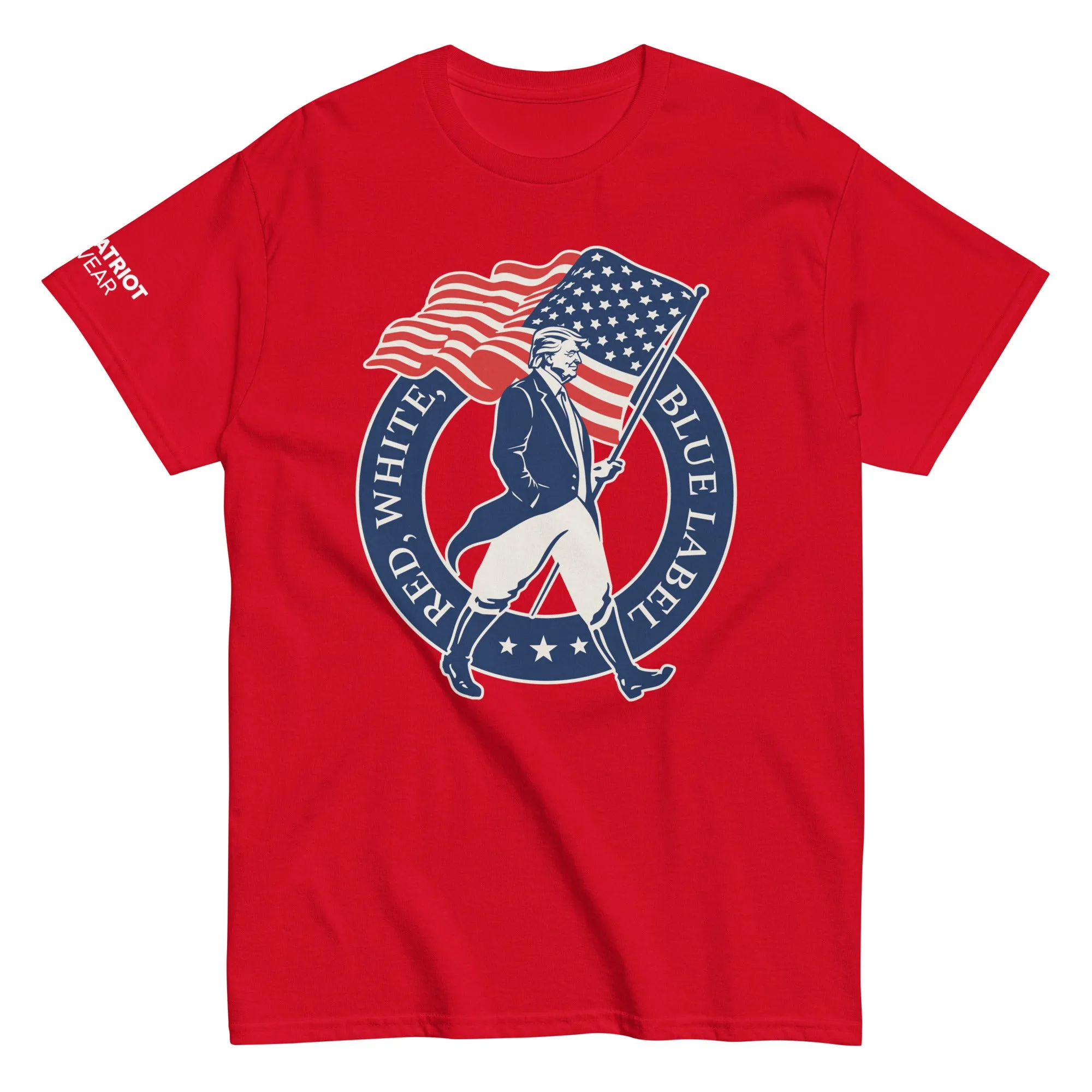 Red Blue White Label Trump Shirt