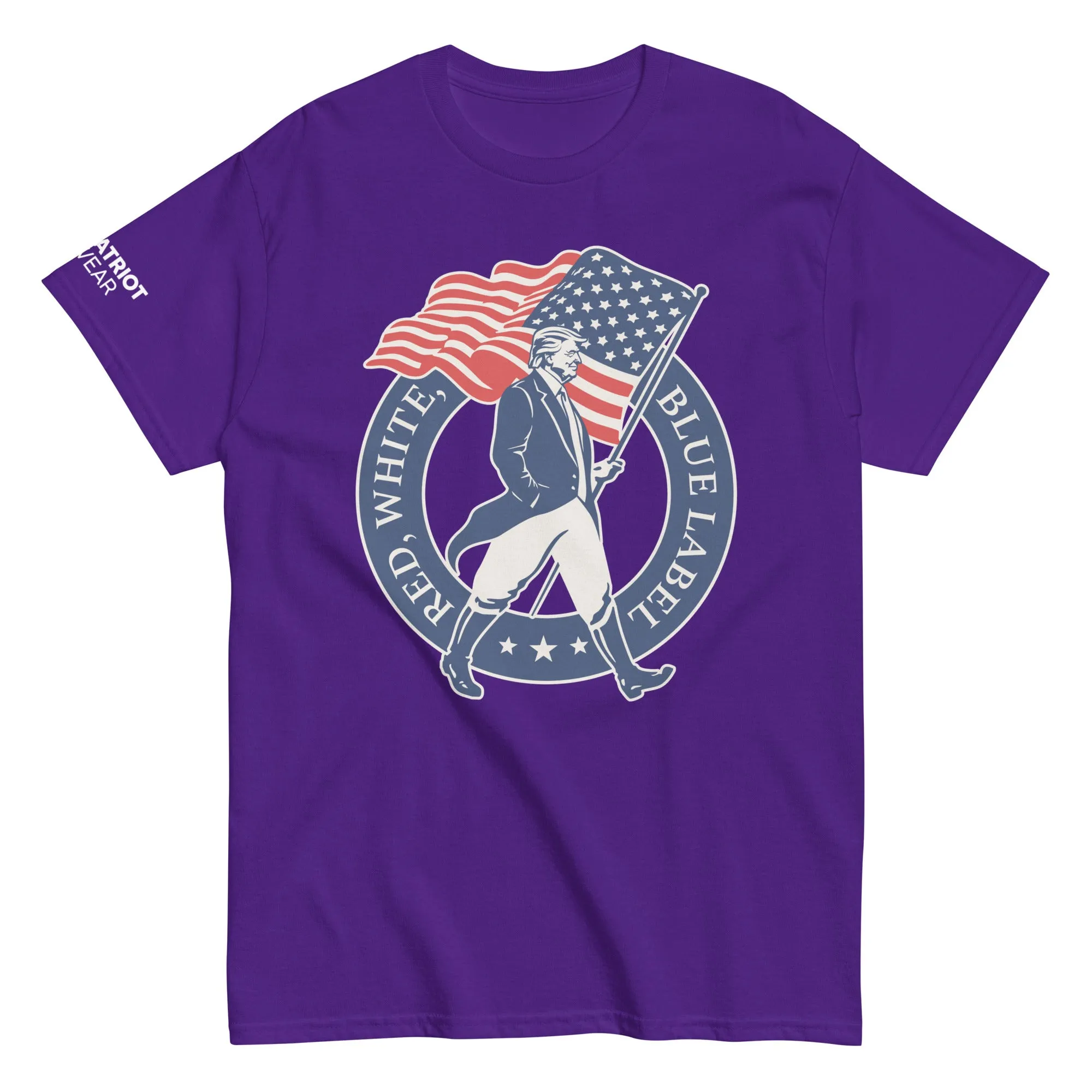 Red Blue White Label Trump Shirt
