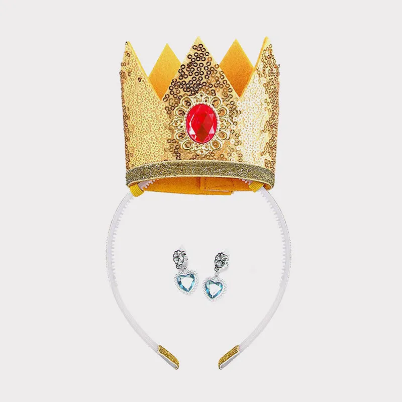 Red Ruby Princess Costume (Dress & Accessories Set) 2309OZ09
