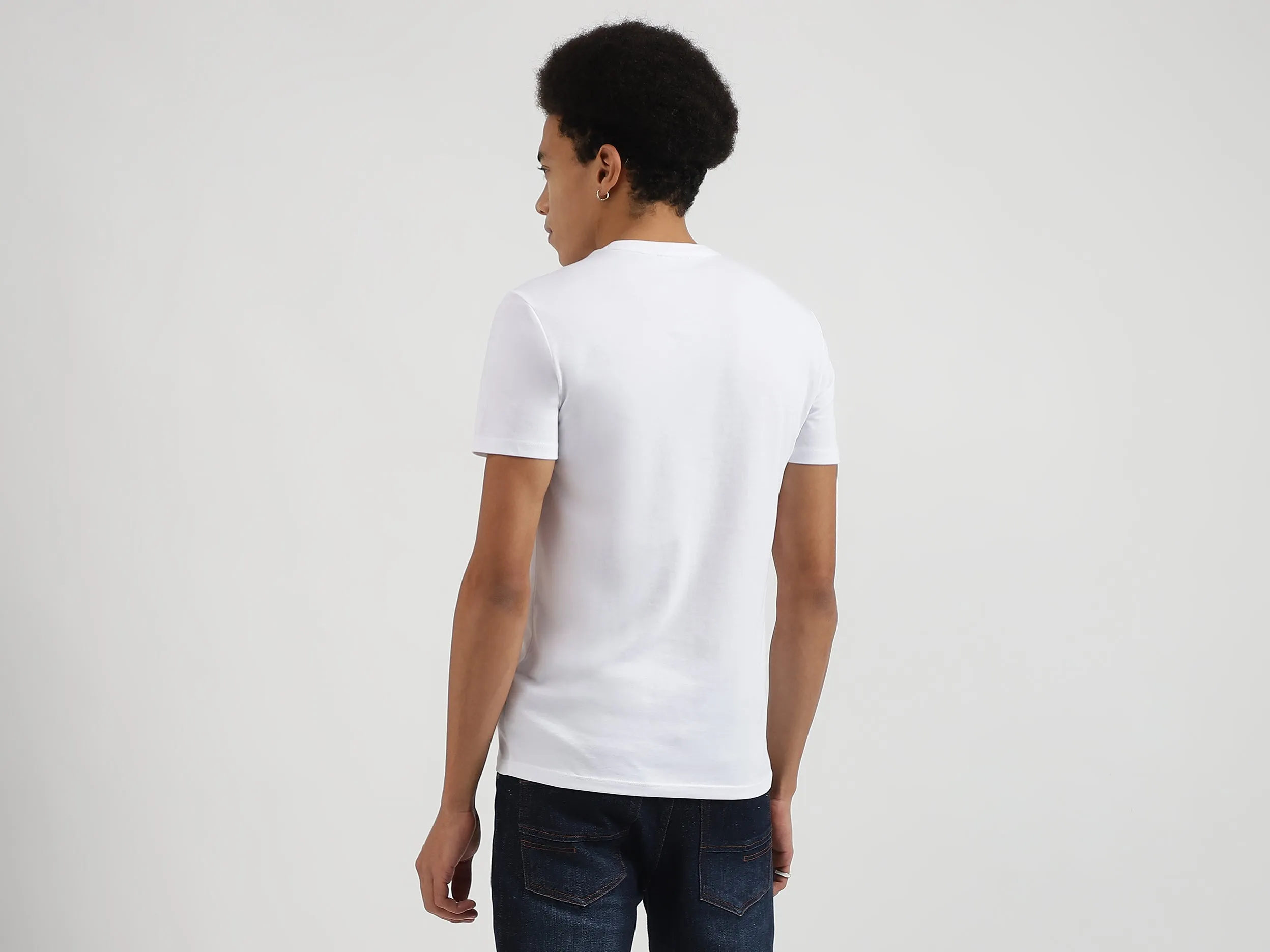 Regular Fit Round Neck Printed T-Shirts