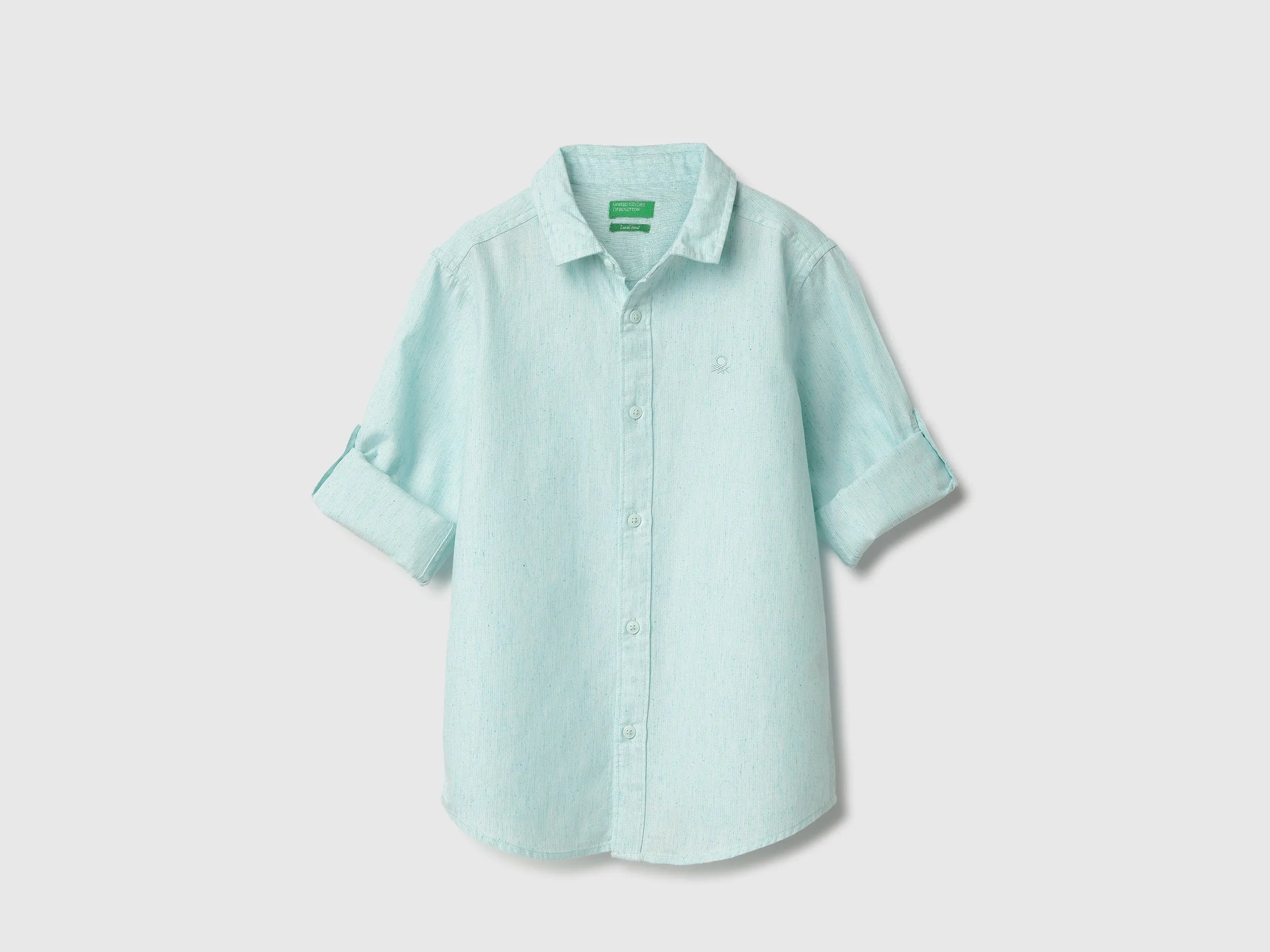Regular Fit Spread Collar Solid Shirts