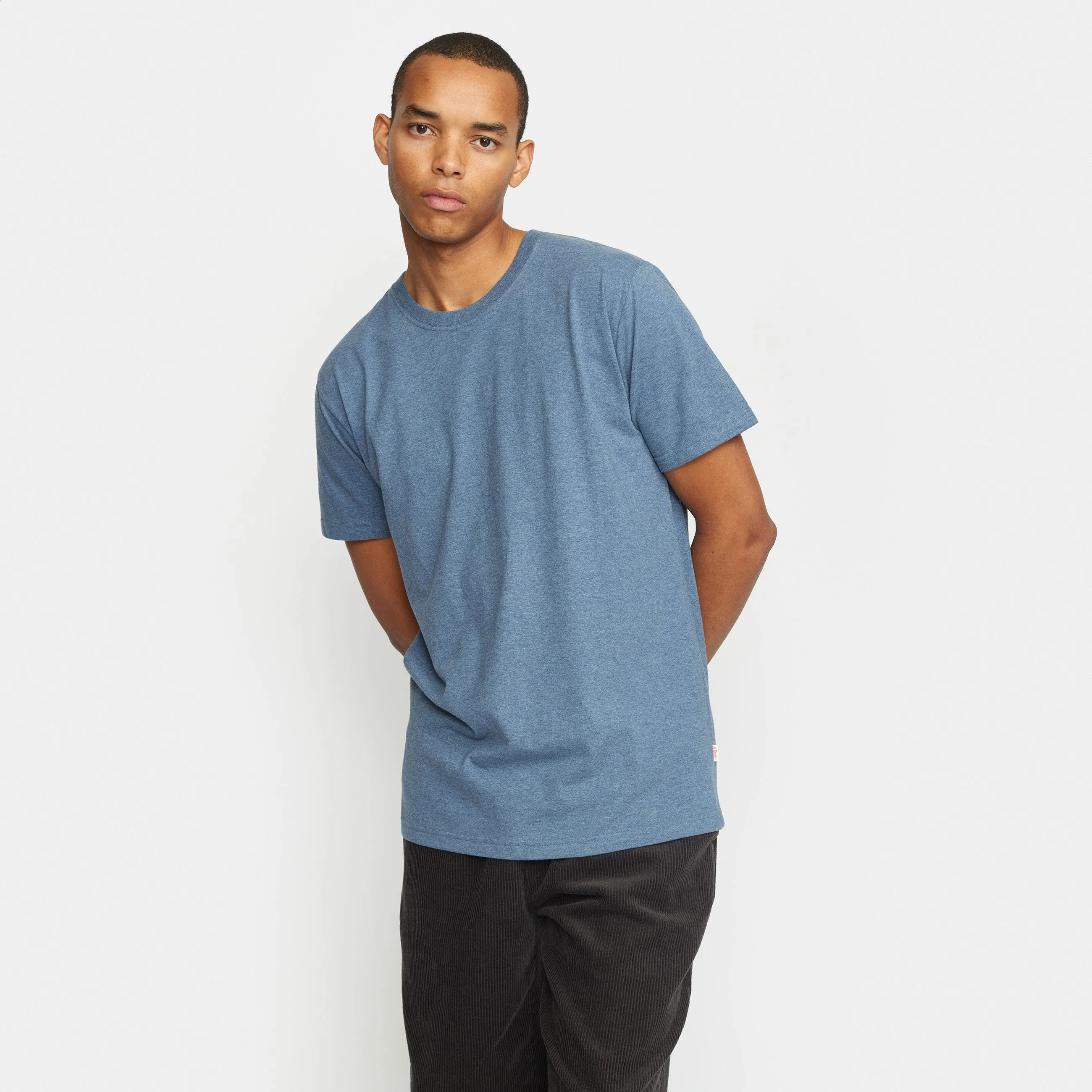 Regular T-shirt / 1051 - Darkblue-melange