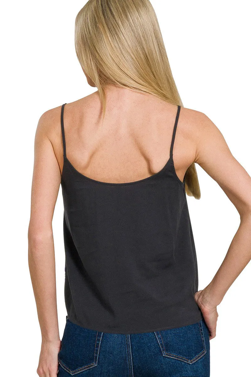 Relax and Flow Woven Cami & Pants Set with Pockets |S-L
