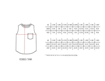 RIBBED TANK - FERN