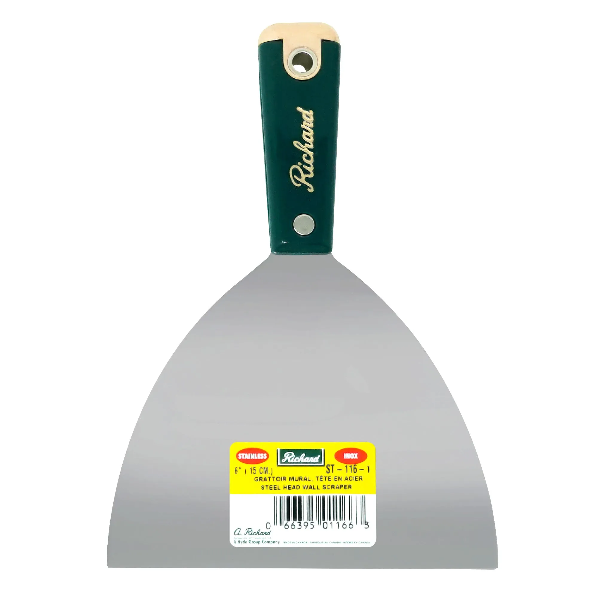 Richard Flexible Old Shape Stainless Steel Blade, Joint Knife with Brass-plated Stainless Steel Head