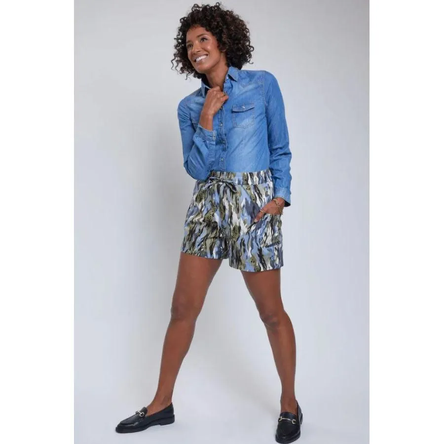 Royalty Signature Stretch Print Shorts