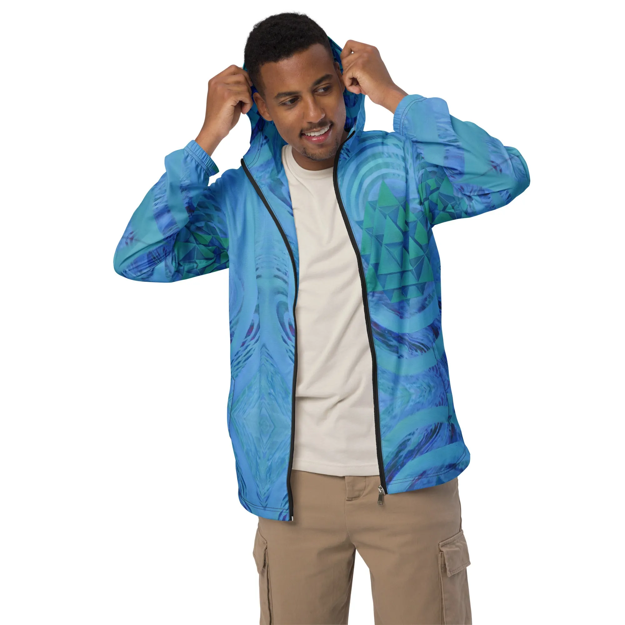 'Sacred Geometry' Windbreaker