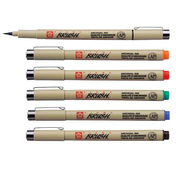 Sakura Pigma Brush 8 Colour Set