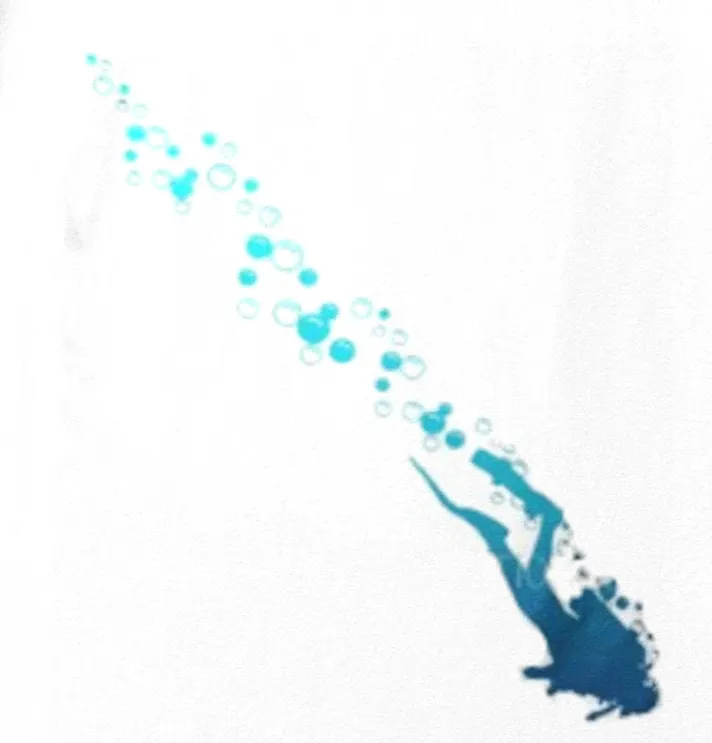 Scuba diving T-Shirt for Men | Blue ocean Diver