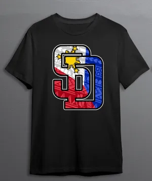 SD San Diego Filipino Tribal 3 Stars and Sun Giant Print