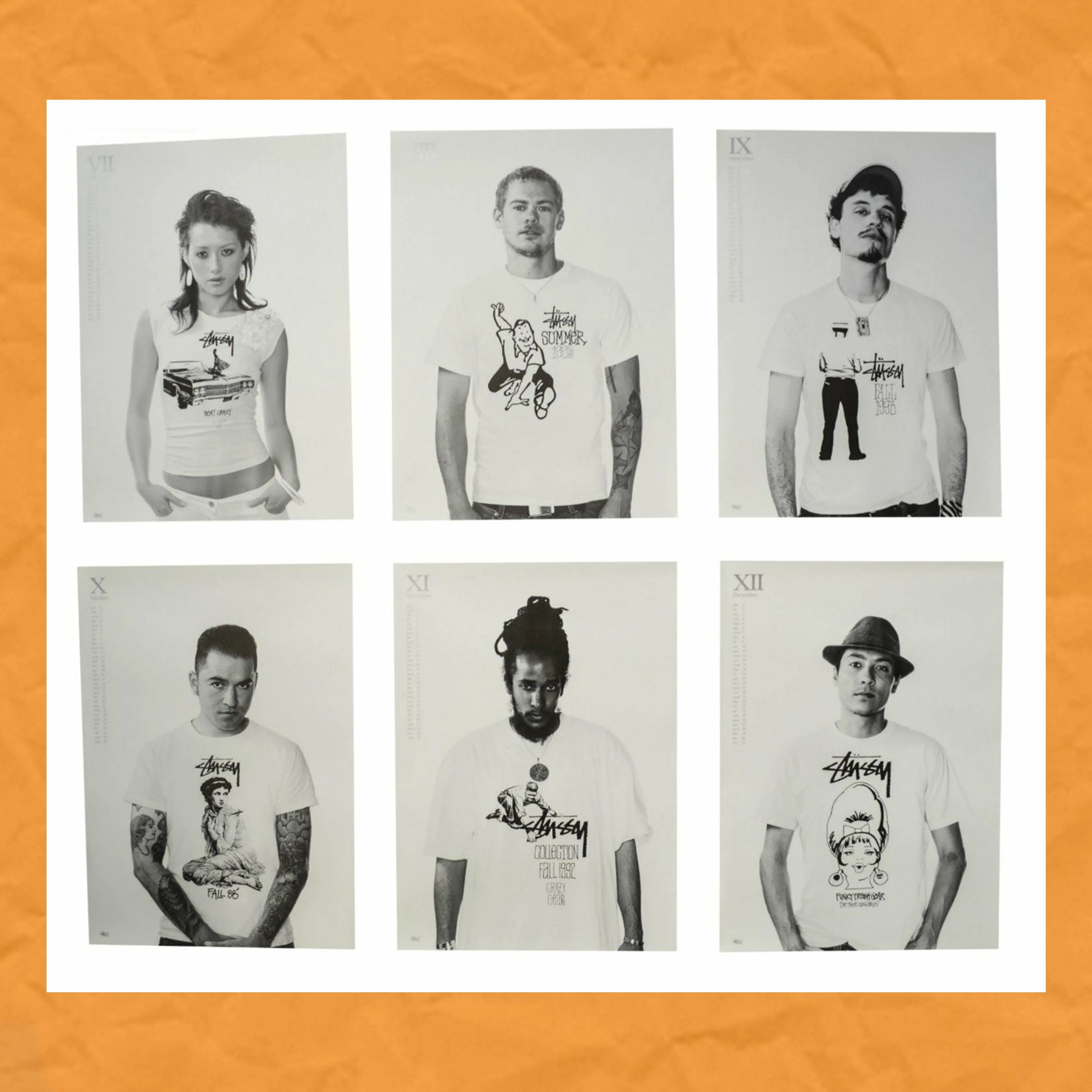 Sealed 25th anniversary White Calendar Prints / Posters (12 pack)