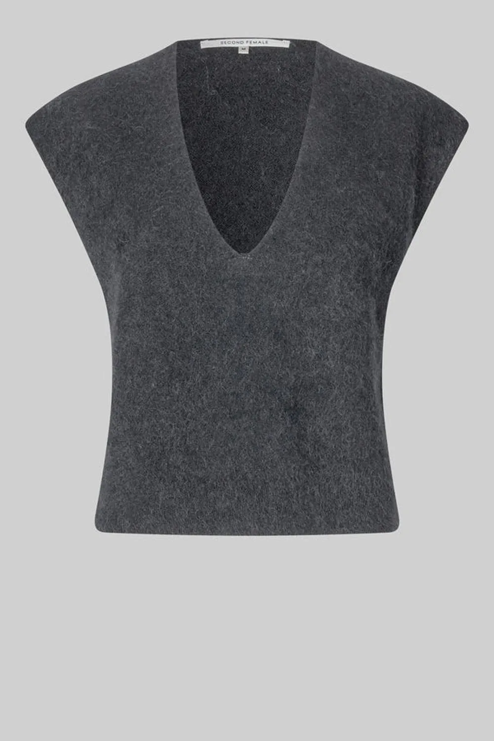 Second Female - Camryn Knit Vest Volcanic Ash
