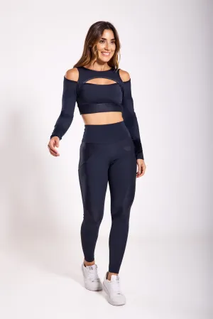 SET BLACK LONG SLEEVE