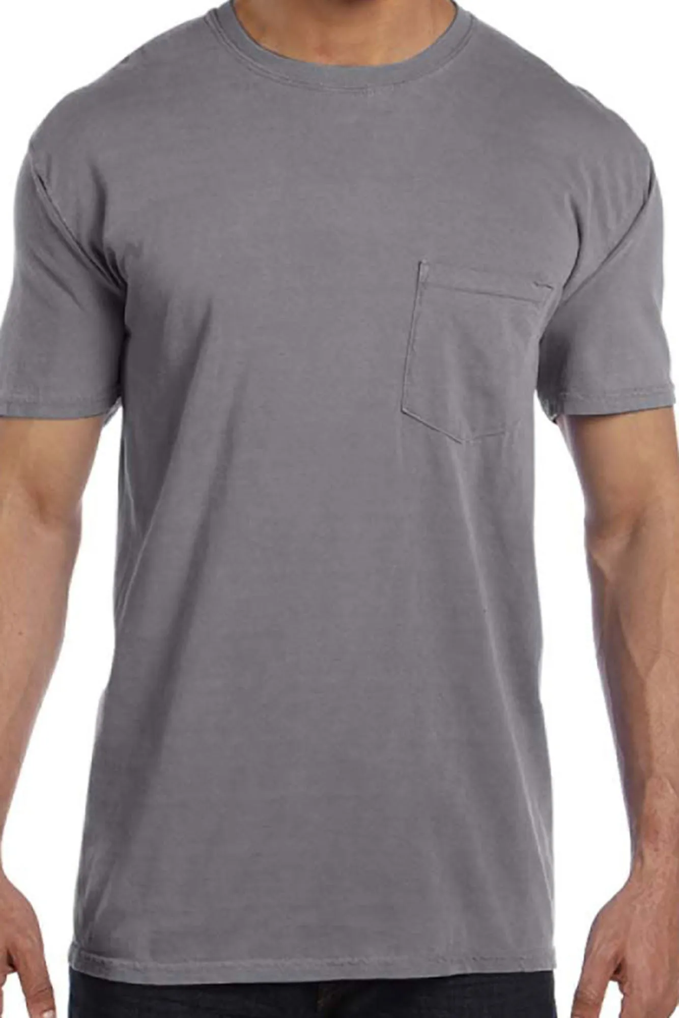 Shades of Neutral Comfort Colors Adult Ring-Spun Cotton Pocket Tee *Personalize It