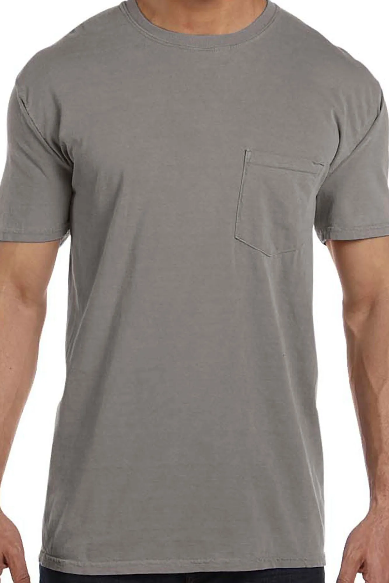 Shades of Neutral Comfort Colors Adult Ring-Spun Cotton Pocket Tee *Personalize It