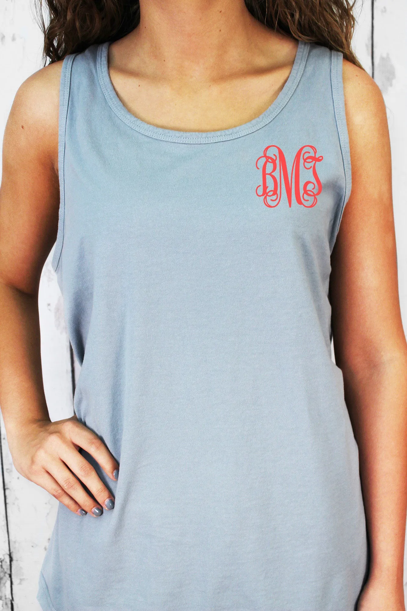 Shades of Neutral Comfort Colors Cotton Tank Top *Personalize It