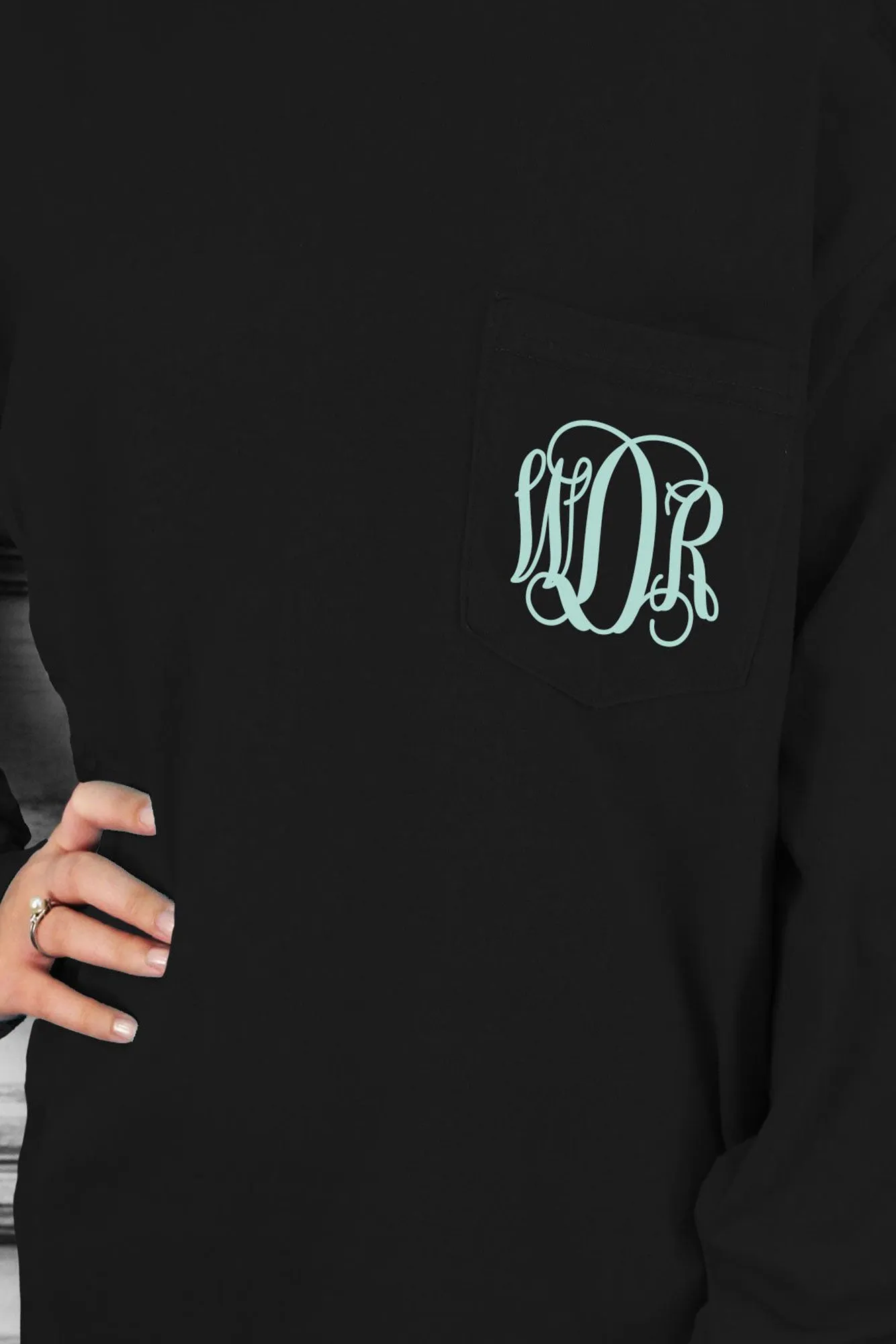 Shades of Neutral Comfort Colors Long Sleeve Pocket Tee