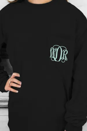 Shades of Neutral Comfort Colors Long Sleeve Pocket Tee