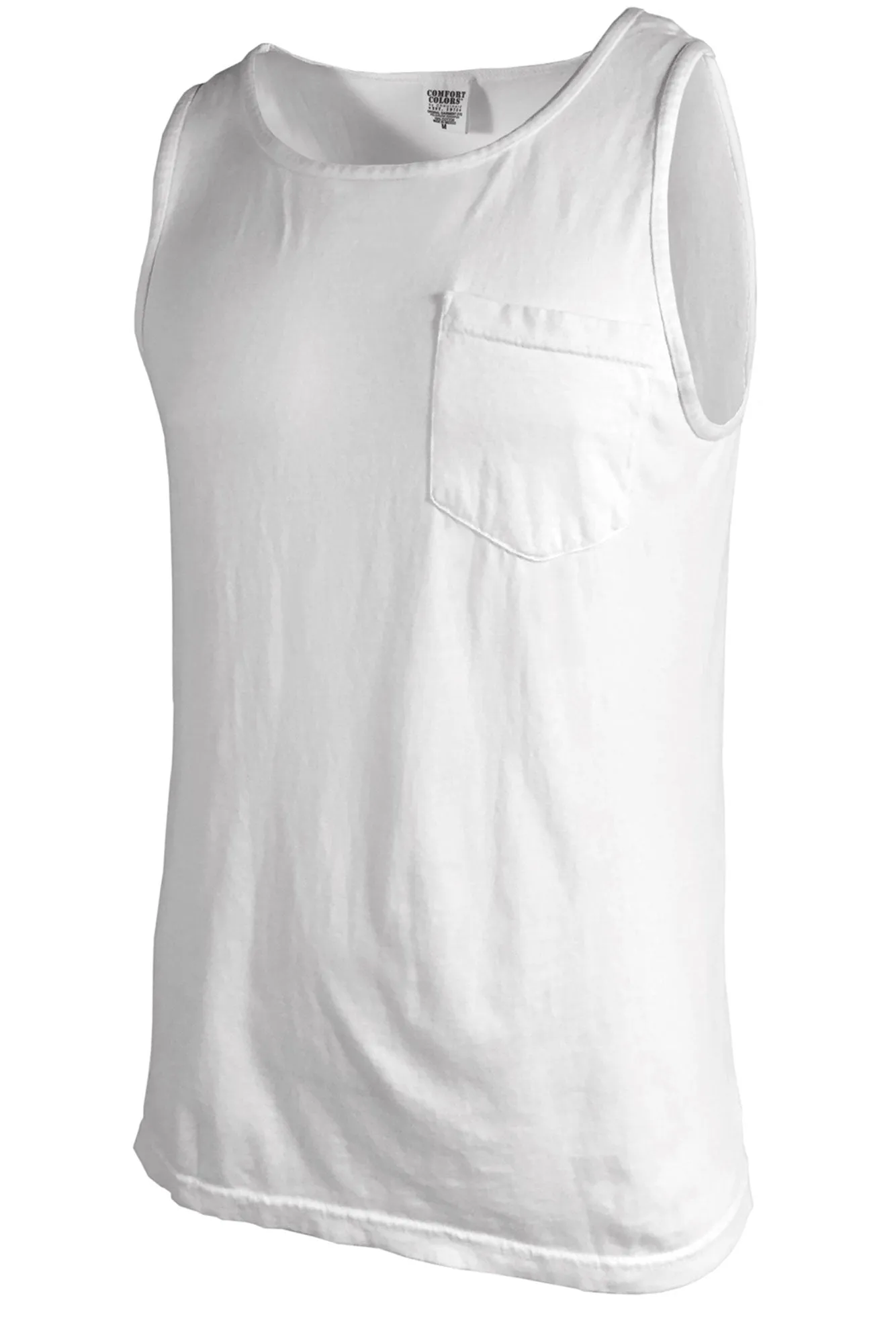 Shades of Neutral Comfort Colors Pocket Tank *Personalize It