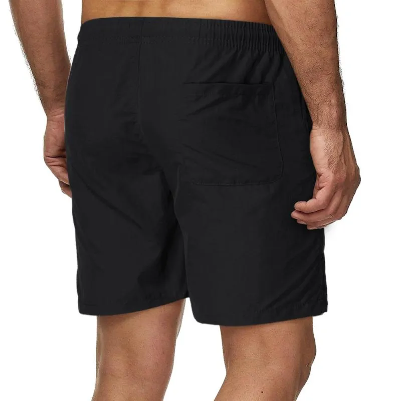 Short de plage uni simple vintage