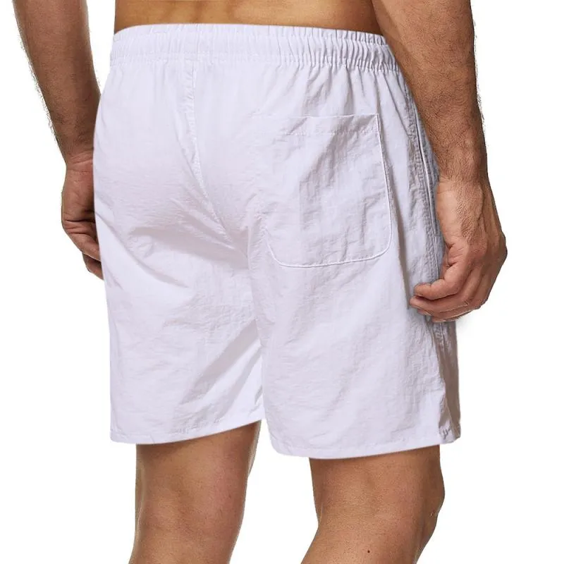Short de plage uni simple vintage