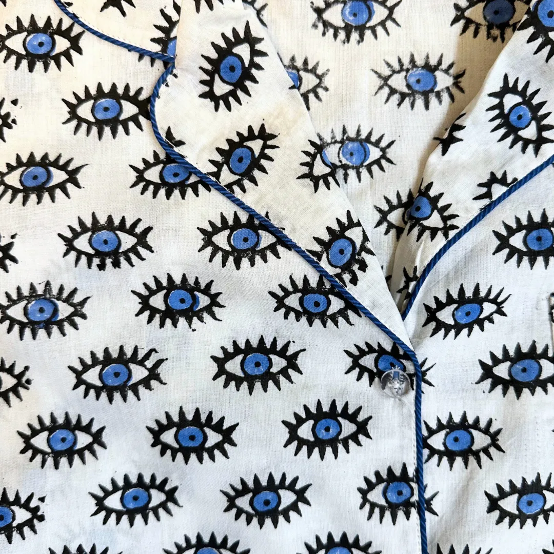 Short Pajama Sets - Evil Eye