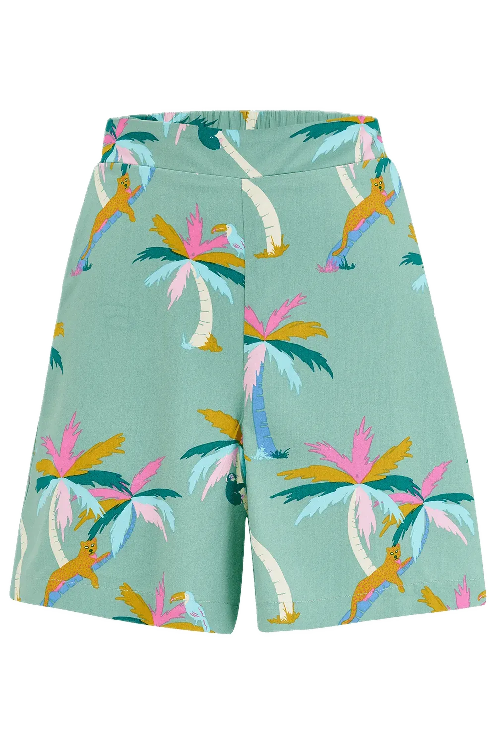 Shorts Sugarhill Enola Green Rainbow Palms