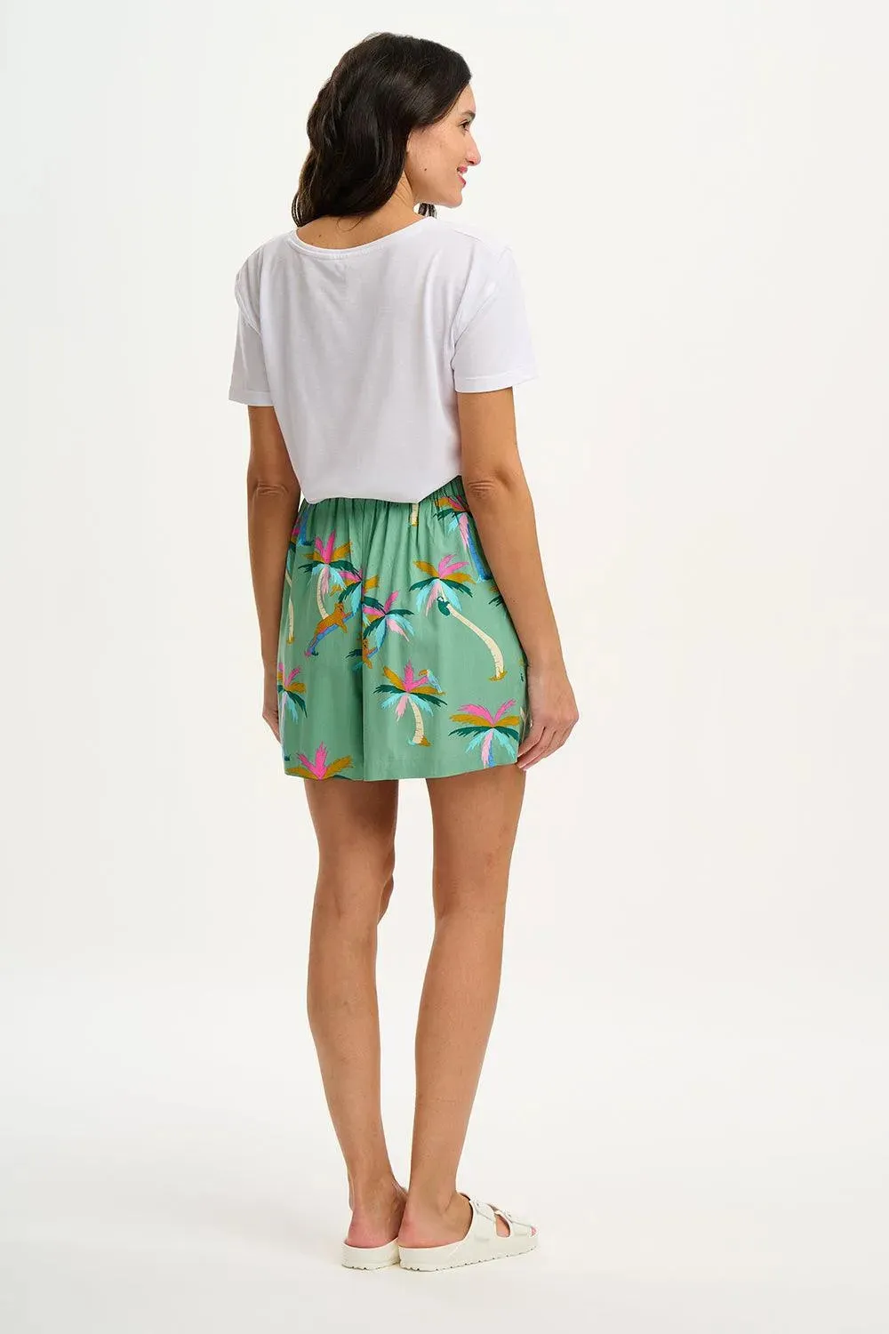 Shorts Sugarhill Enola Green Rainbow Palms