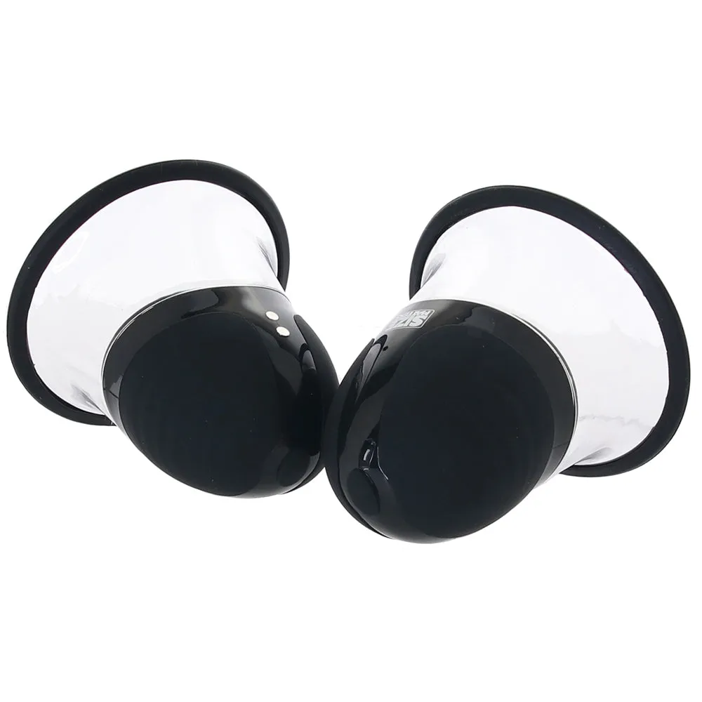 Size Matters  Rotating Nipple Suckers in Black