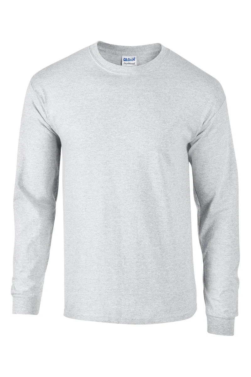 Sketch Farm Fresh Christmas Trees DryBlend Adult Long Sleeve Tee