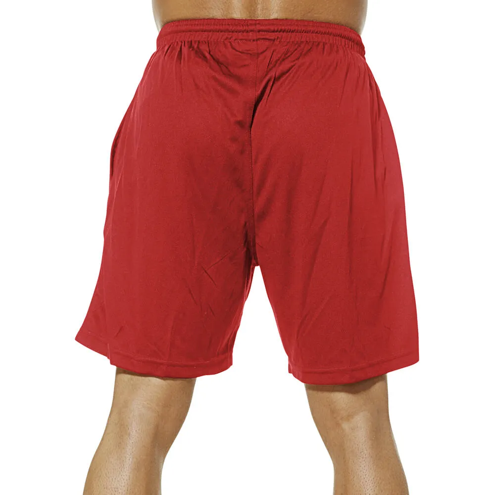 Skull Mesh Shorts - Red