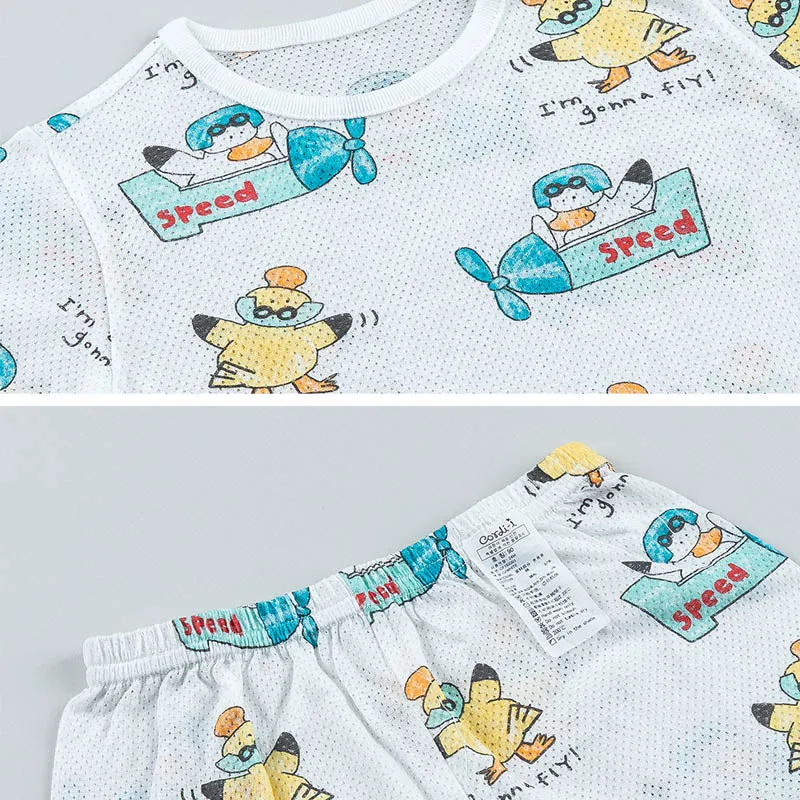 Sky Duck Short Sleeves Set (Mesh) 2309C03