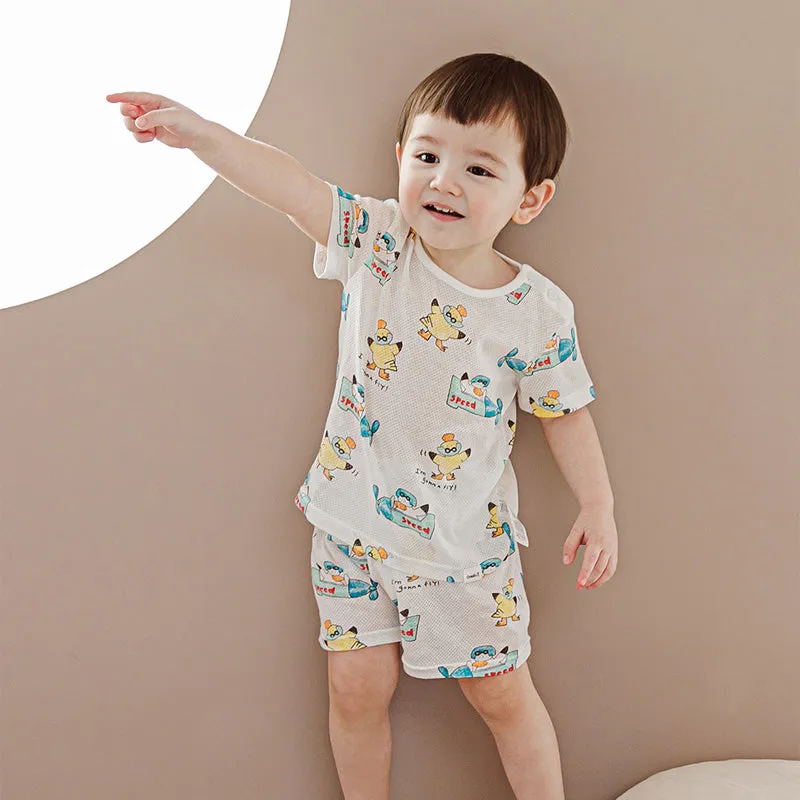 Sky Duck Short Sleeves Set (Mesh) 2309C03