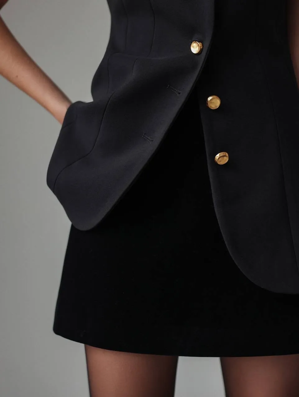 Sleeveless Tailored Vest