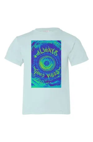 SMF Blue Organic Vibes Kids Tee