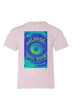 SMF Pink Organic Vibes Kids Tee