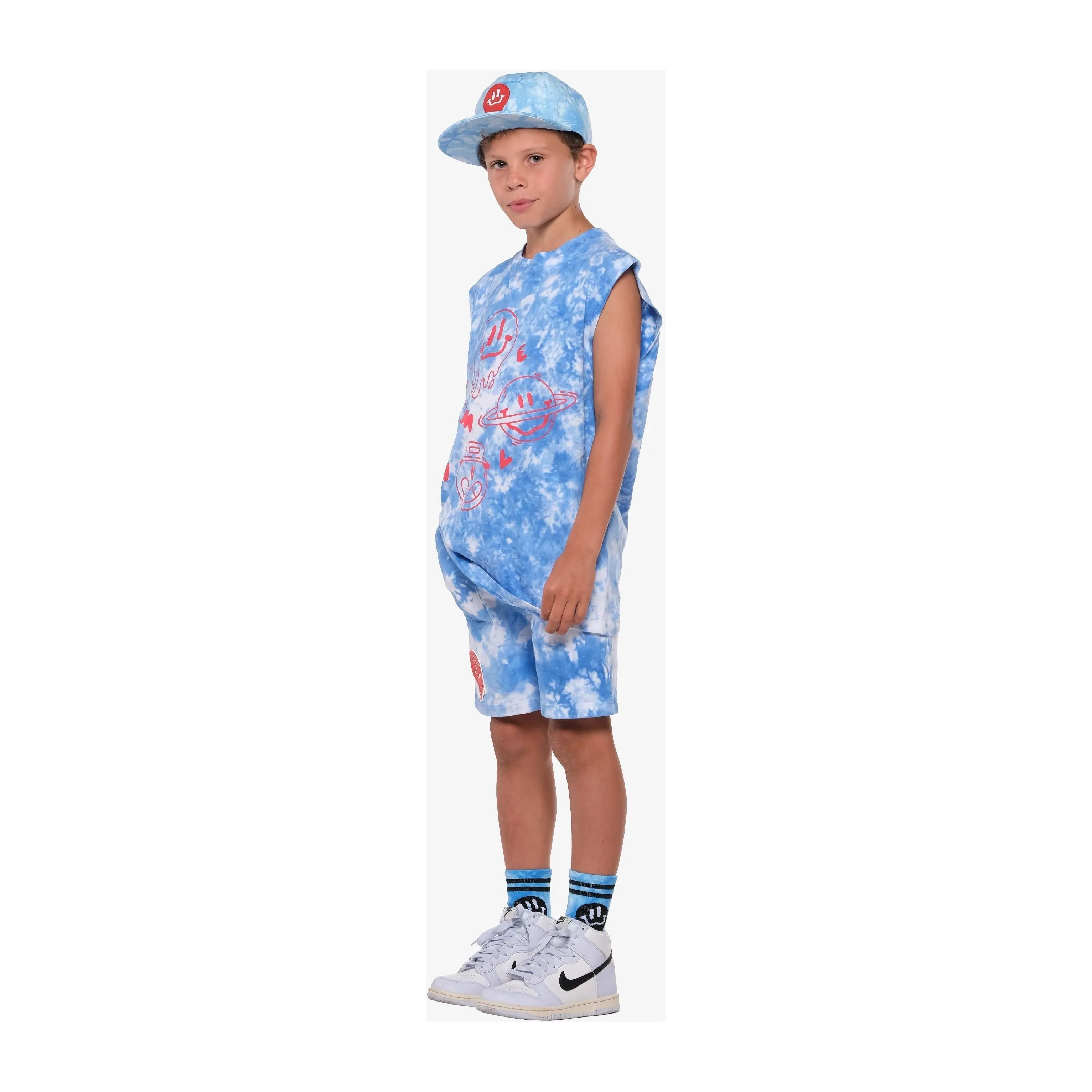 Smile Guys Tie-Dye Tank