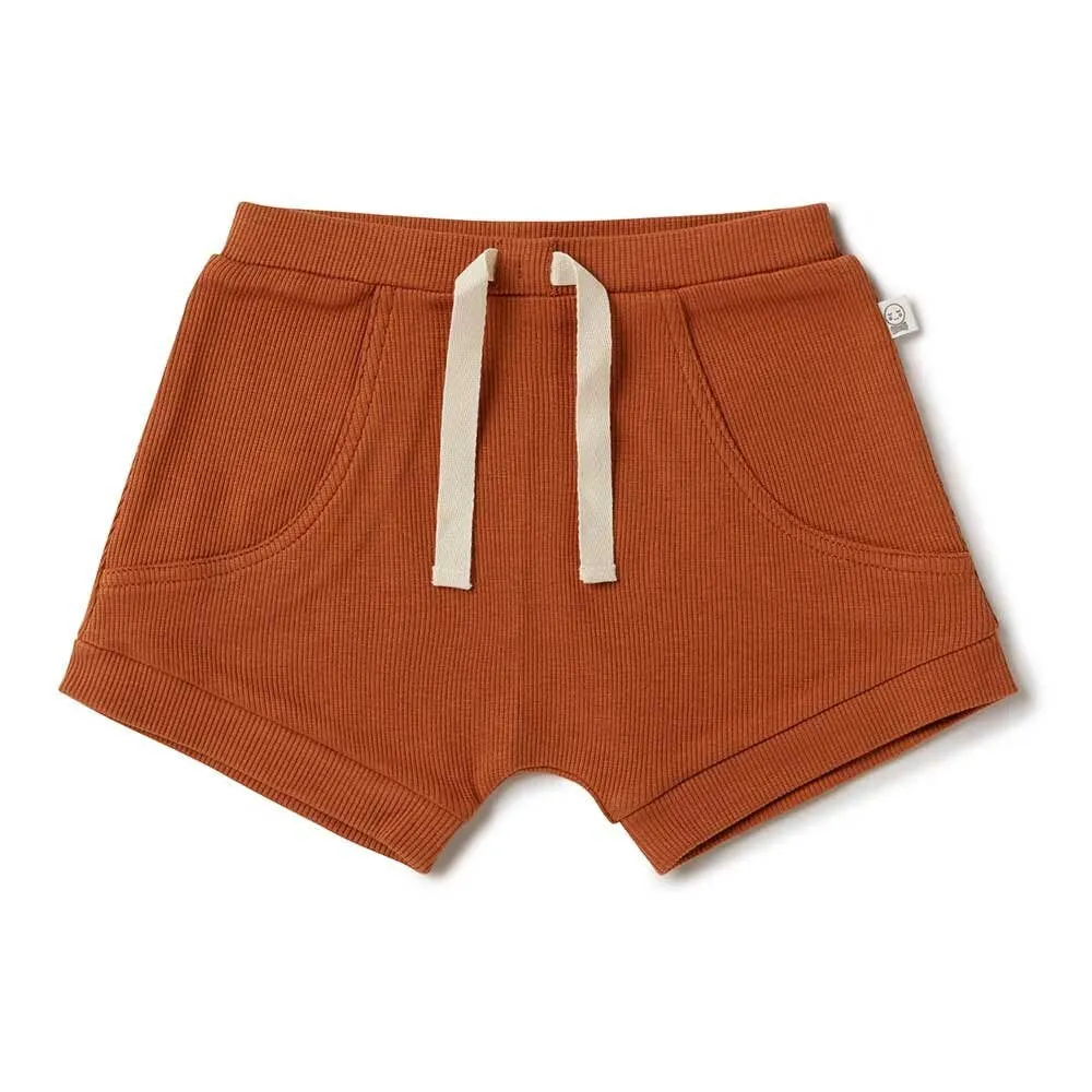 Snuggle Hunny - Biscuit Organic Shorts
