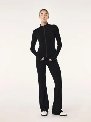 Social Club Zip Jacket In Black