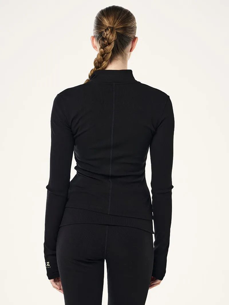 Social Club Zip Jacket In Black