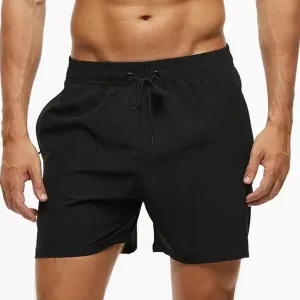 Solid Color Pocketed Board Shorts