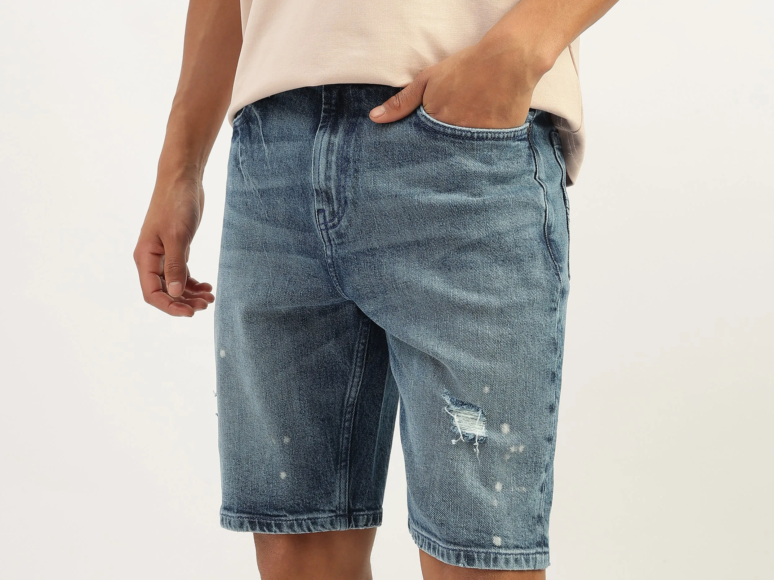 Solid Comfort Fit Shorts