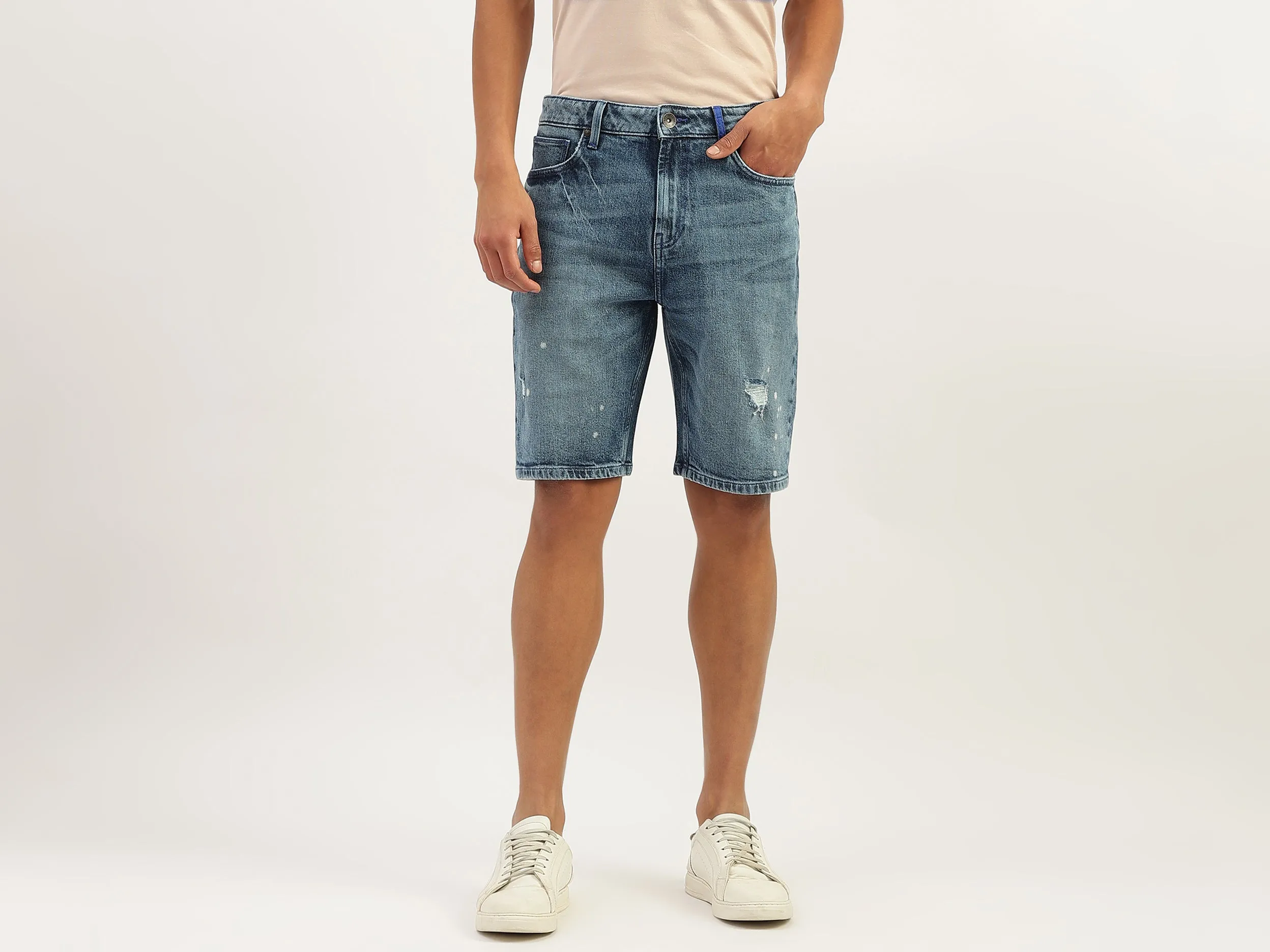 Solid Comfort Fit Shorts