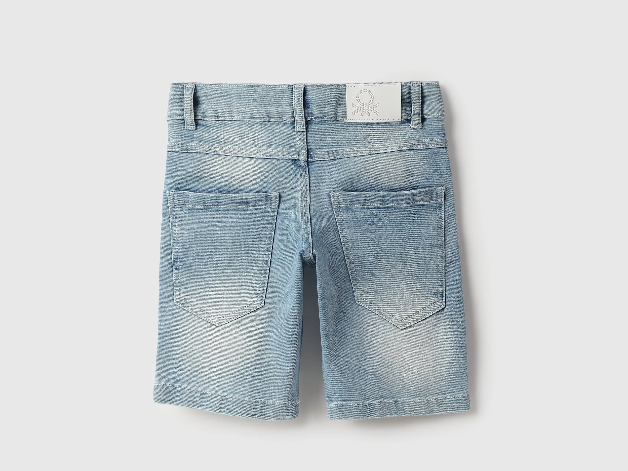 Solid Regular Fit Denim Shorts