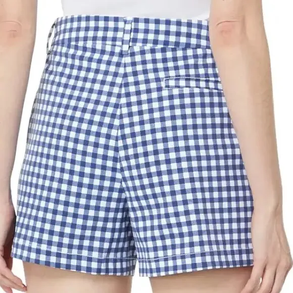 Southern Tide 2 Shorts Inlet Gingham Performance Shorts Nautical Navy NWT